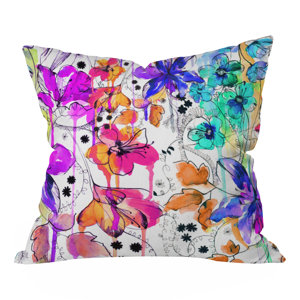 Nolting Lost In Botanica Outdoor Throw Pillow