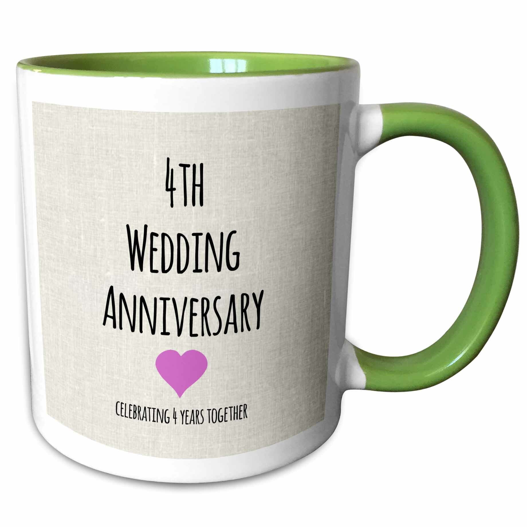 East Urban Home 4th Wedding  Anniversary  Gift  Linen  