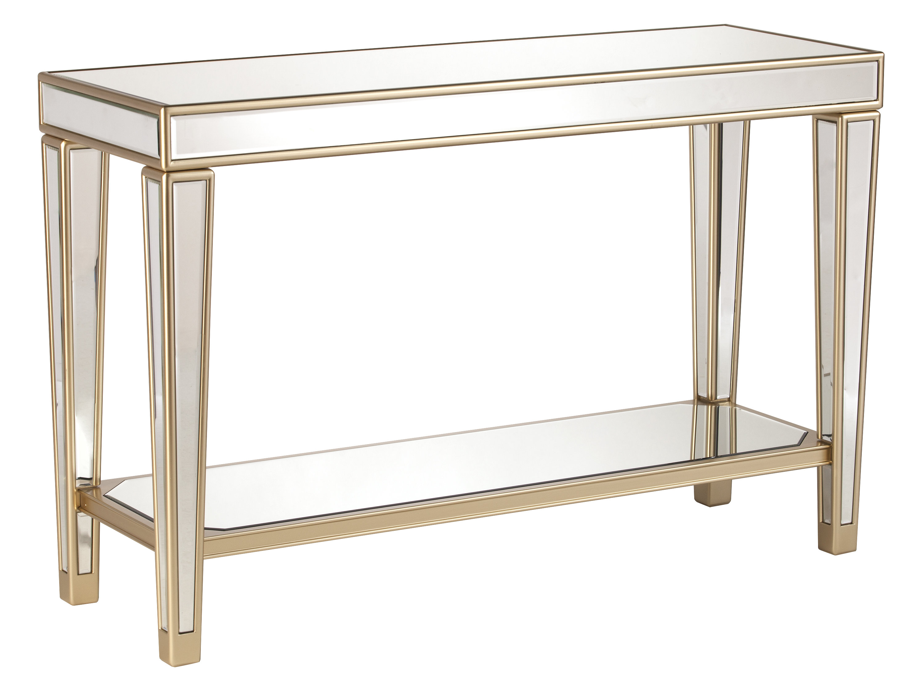 Paulornette Mirrored Console Table