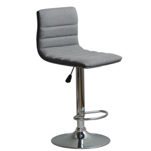 Jing Adjustable Height Swivel Bar Stool (Set of 2) by Orren Ellis