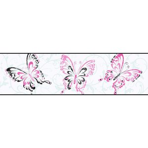Growing Up Kids Butterfly/Scroll Removable 0.56' x 1.5