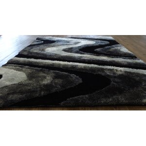 Hand-Tufted Gray/Black Area Rug