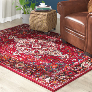 Modern Contemporary Dark Red Area Rugs Allmodern Mcconnell Red Area Rug