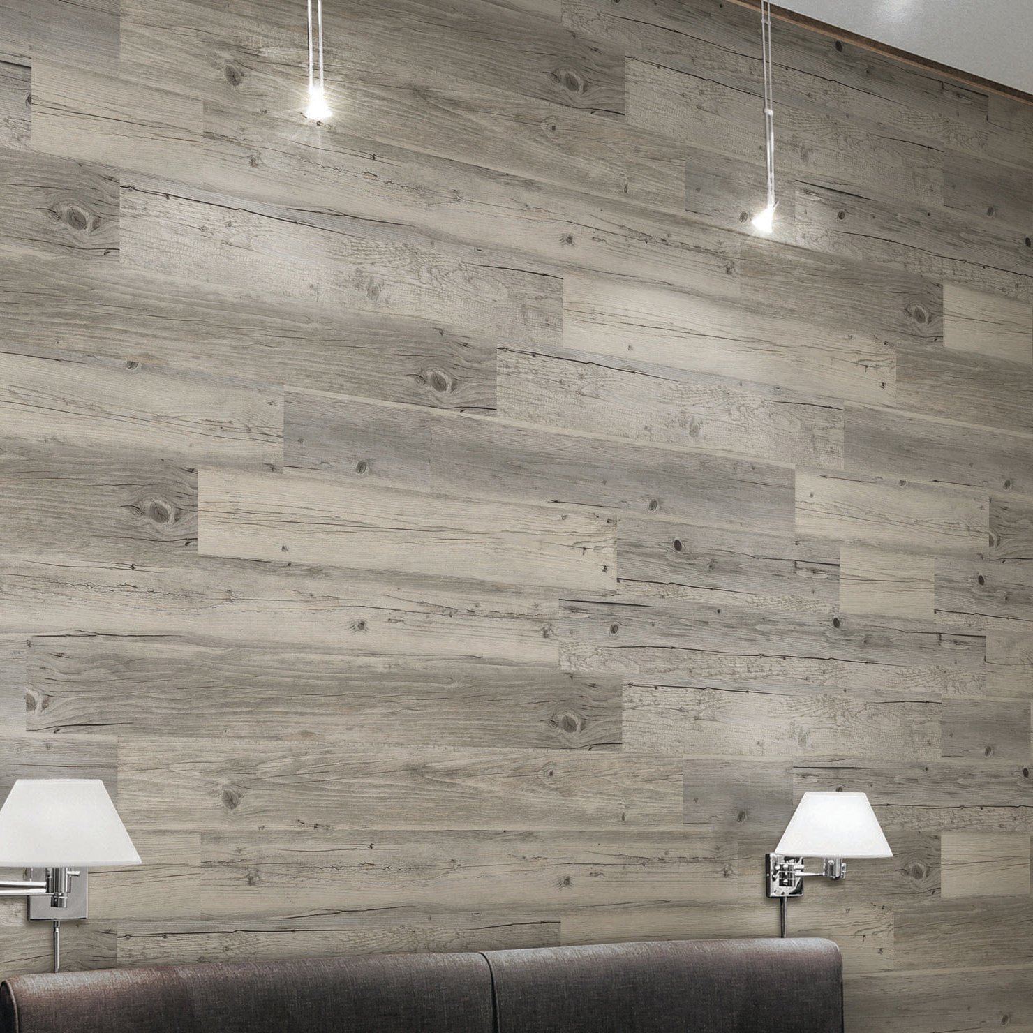 Halsteadinternational Light Solidity 5 Vinyl Wall Paneling In Halsteadinternational Light Solidity 5 Vinyl Wall Paneling In Harbor Wood Reviews Wayfair