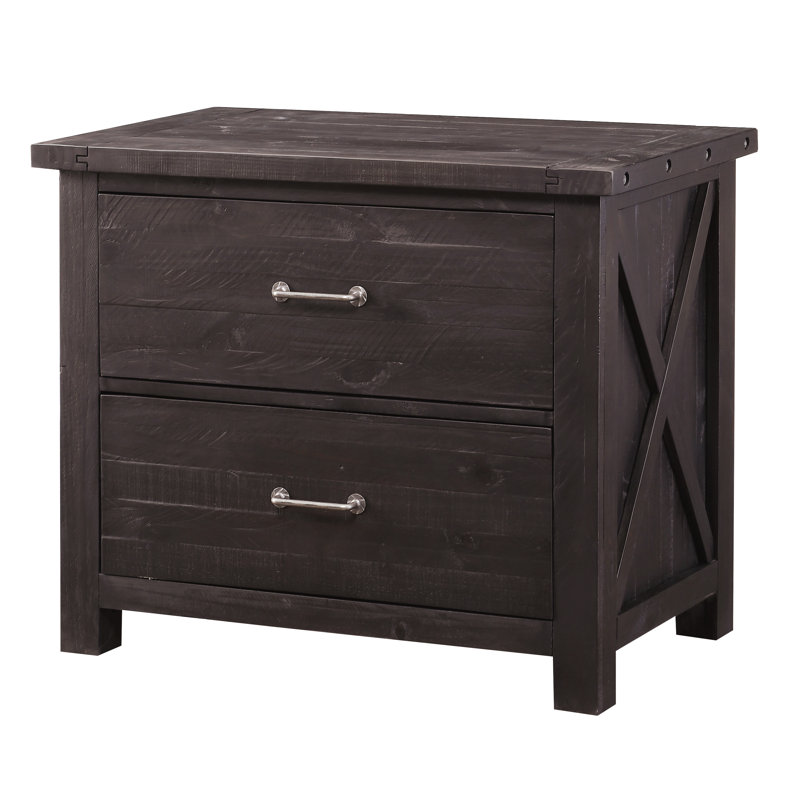 Langsa Solid Wood 2 Drawer Lateral Filing Cabinet Allmodern Langsa Solid Wood 2 Drawer Lateral Filing Cabinet