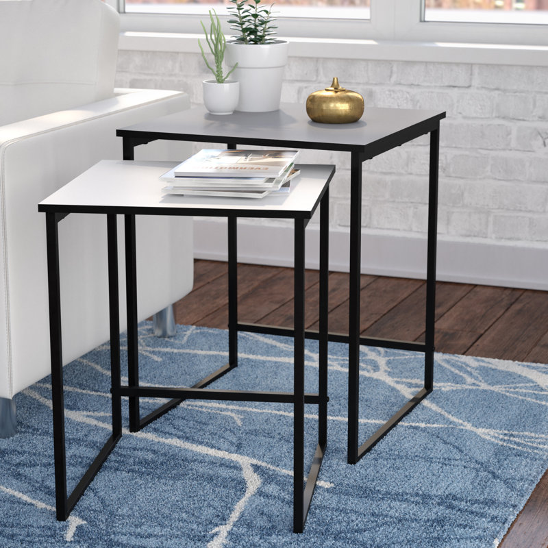 Nesting Tables mercury row caddell 2 piece nesting tables & reviews | wayfair Nesting Tables mercury row caddell 2 piece nesting tables & reviews | wayfair