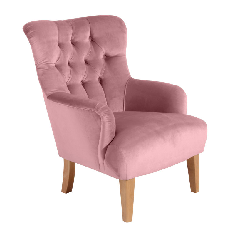 Ohrensessel BRANDON in rose