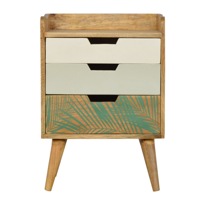 Beatrix 3 Drawer Bedside Table