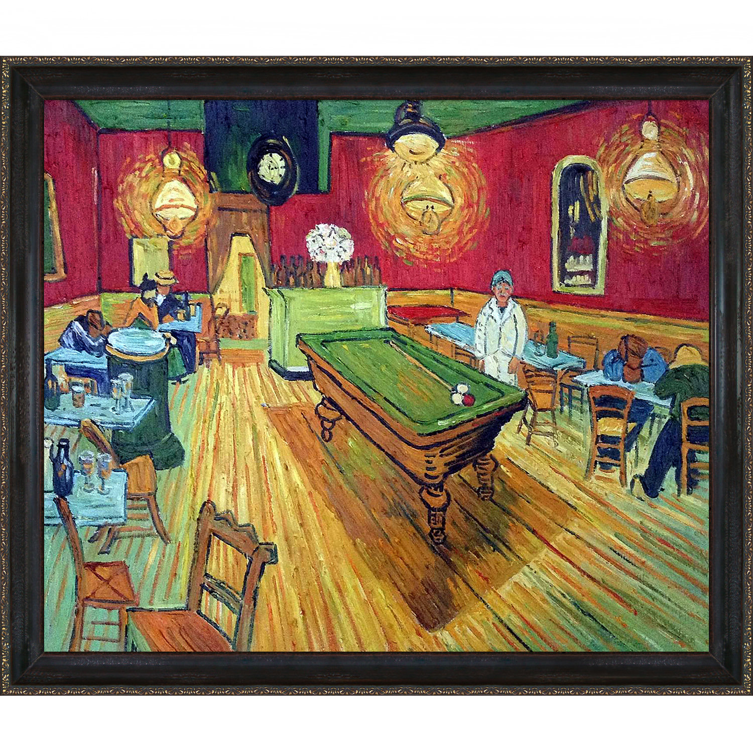 Tori Home The Night Cafe By Vincent Van Gogh Framed Painting Wayfair