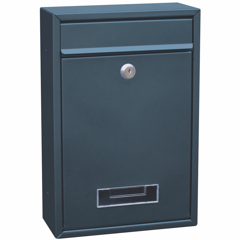 Wildon Home Locking Wall Mounted Letter Box & Reviews | Wayfair.co.uk