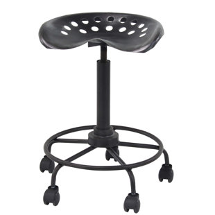 Bar Stool With Wheels Wayfair Steelton Modern Adjule Height Bar Stool With Wheels