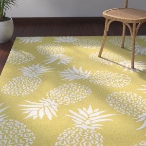 Brianna Handmade Gold Indoor/Outdoor Area Rug