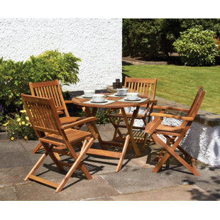4 Seater Patio Sets Wayfair Co Uk Manhattan 4 Seater Dining Set