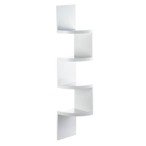 Hubbert 4-Tier Corner Wall Shelf
