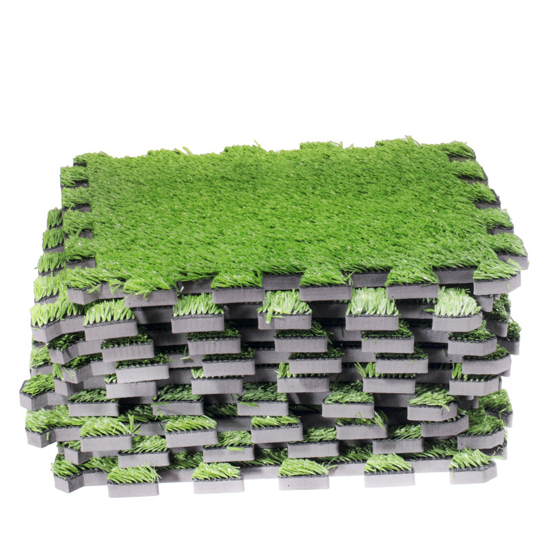 Above Edge Interlocking Artificial Grass Deck 12" x 12 ...