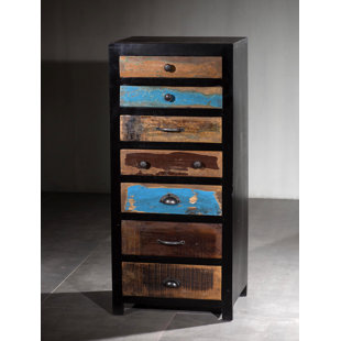 Turquoise Chest Of Drawers Wayfair Marine Wooden 7 Drawer Chest