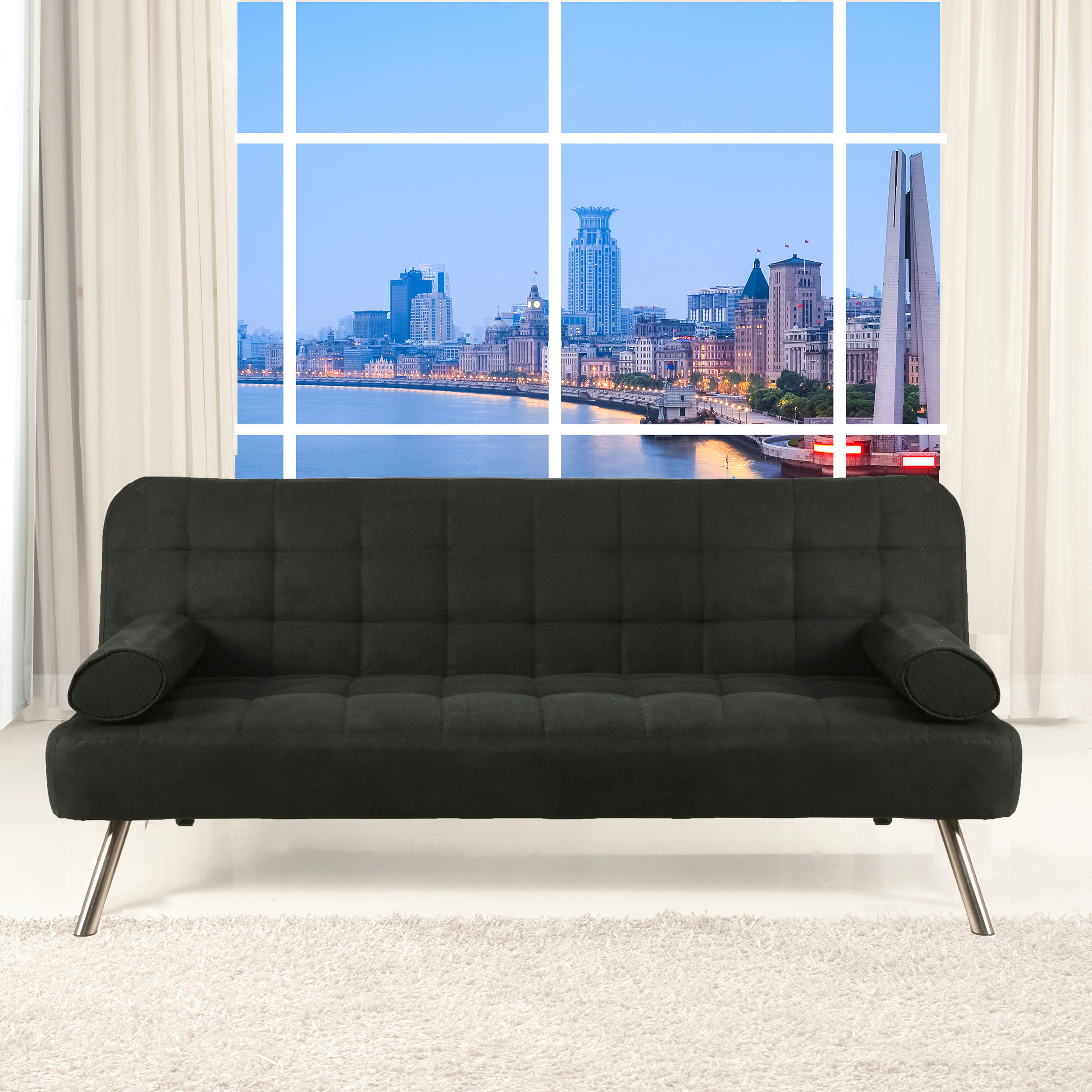 Ratliff 2 Seater Clic Clac Sofa Bed