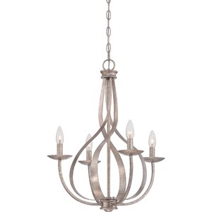 Emely 4-Light Candle-Style Chandelier