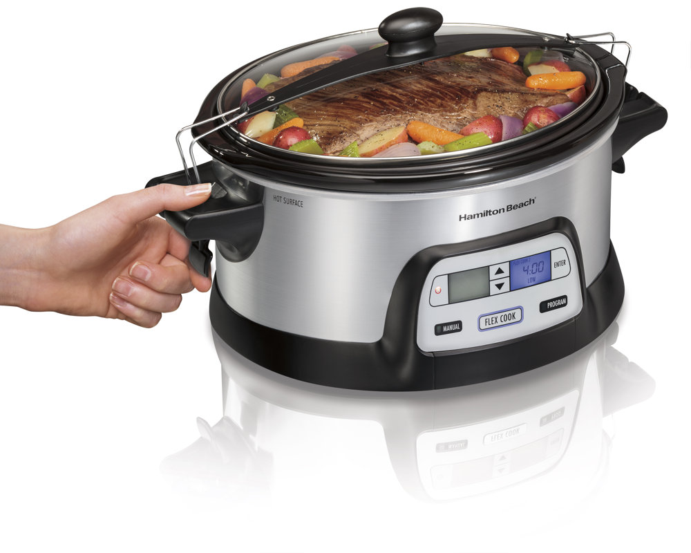 Hamilton Beach 6 Qt. Stay or Go Programmable FlexCook Slow Cooker