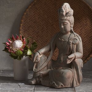 Ancient Buddha Garden Statue