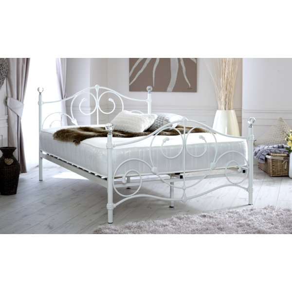 Home Haus Toledo Scrolled Metal Double Bed Frame Reviews Home Haus Toledo Scrolled Metal Double Bed Frame Reviews Wayfair Co Uk