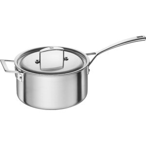 Aurora 5-Ply Stainless Steel 4-Qt. Saucepan