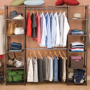Closet Systems Organizers You Ll Love Wayfair Seadrift 74 W Closet System