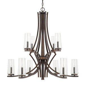 Mollie 10-Light Candle-Style Chandelier