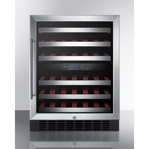 Summit 24-inch 46 Bottle Dual Zone Built-In Wine Cooler by Summit Appliance