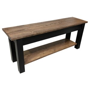 Mccardle Bench with Shelf