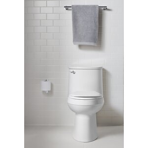 Adair Comfort Height One-Piece Elongated 1.28 GPF Toilet with Aquapiston Flushing Technology and Left-Hand Trip Lever