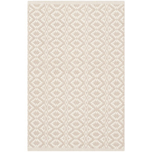 Wick St Lawrence Hand-Woven Cotton Ivory/Beige Area Rug