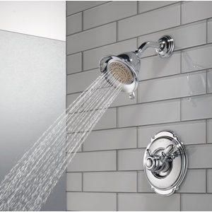Victorian Pressure Balanced Diverter Shower Faucet Trim with Lever Handles