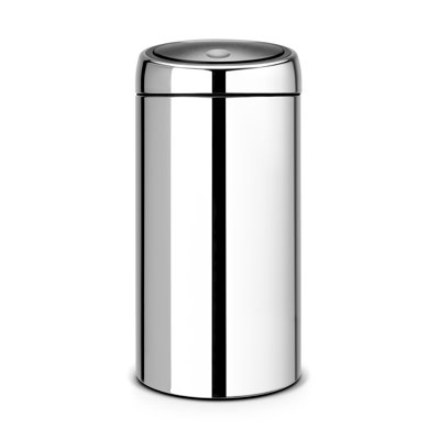 Brabantia 45L touch-top metal bin