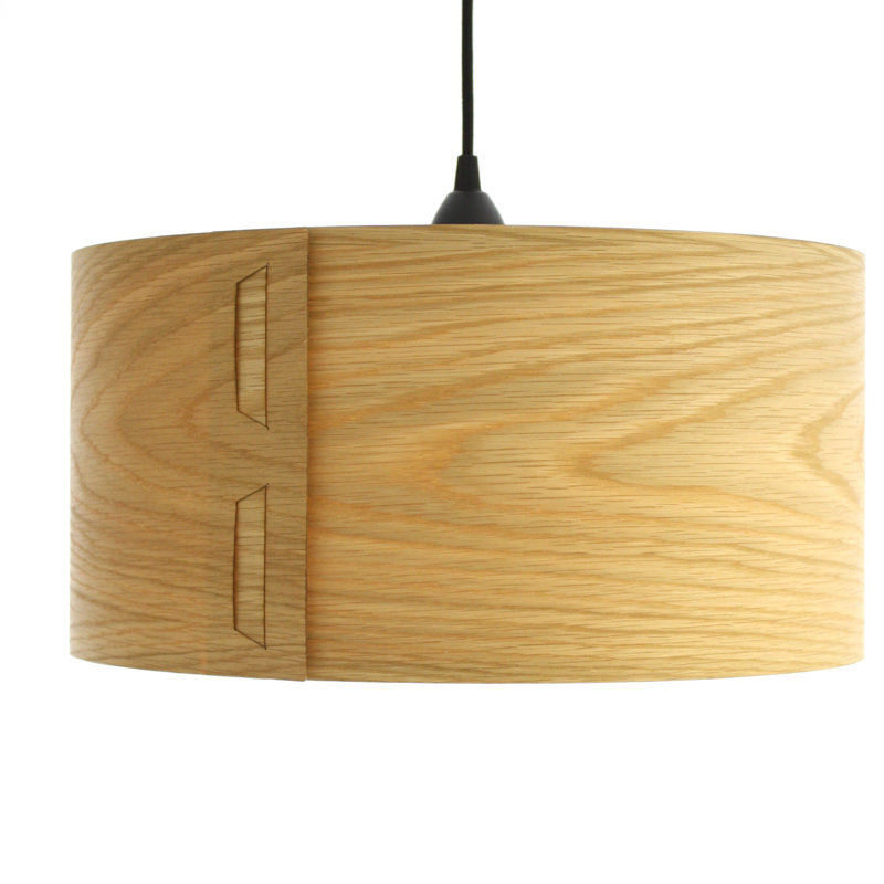 Metro Lane Cesar 40cm Real Wood Veneer Lamp Shade Wayfair Co Uk Cesar 40cm Real Wood Veneer Lamp Shade