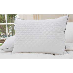 Scallop Quilted Down Alternative Pillow by Alwyn Home