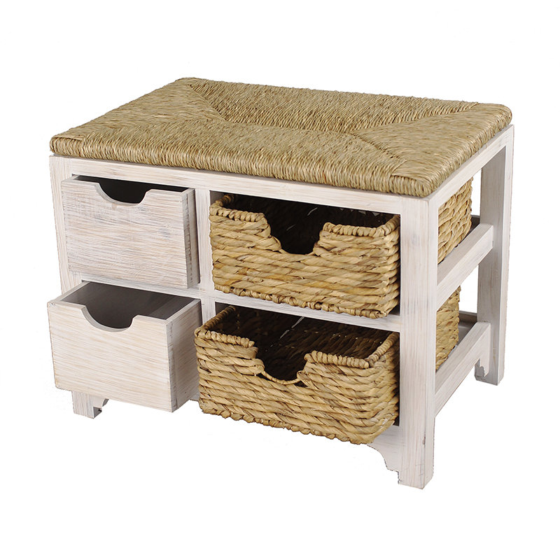 Heather Ann Wood Storage Bench & Reviews Wayfair