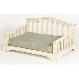 French Country Dog Bed with Orthopedic Foam Mattress