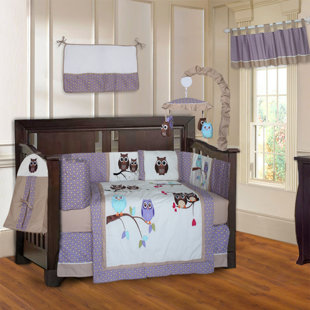 Purple Owl Crib Bedding Wayfair Quickview