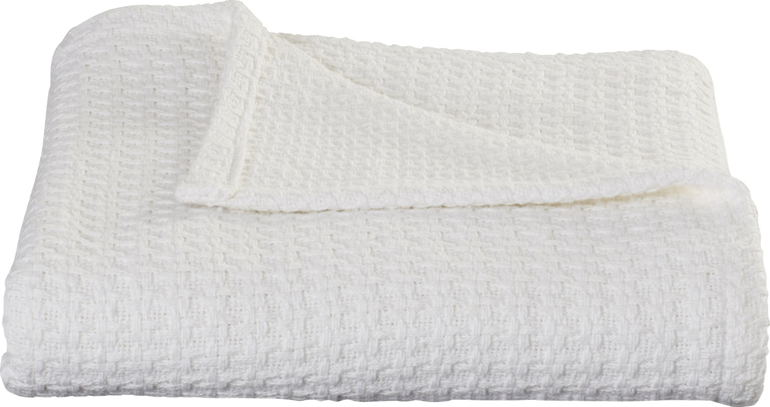 Mercury Row AllNatural Cotton BasketWoven Blanket & Reviews Wayfair