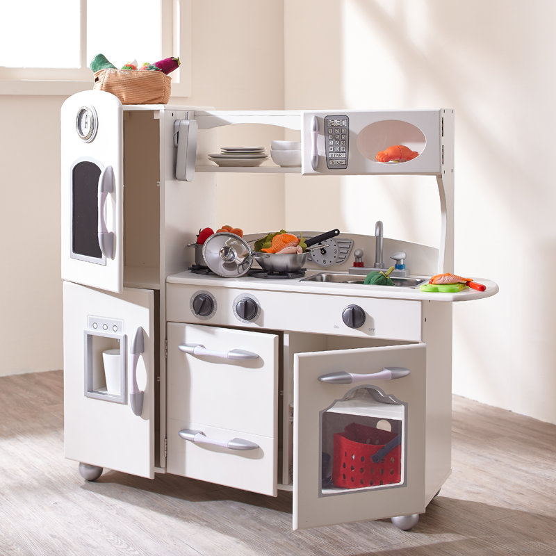 Wooden Play Kitchen teamson kids wooden play kitchen set & reviews | wayfair Wooden Play Kitchen teamson kids wooden play kitchen set & reviews | wayfair