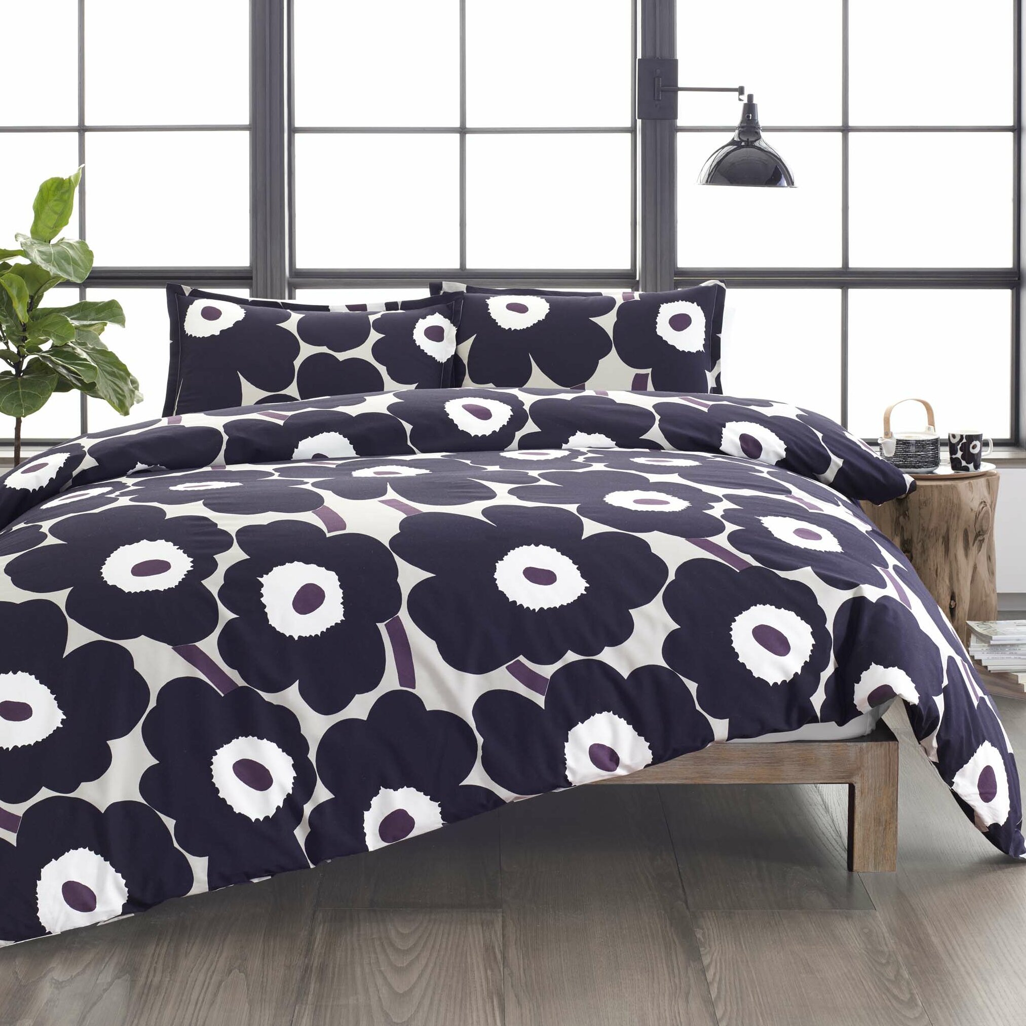 Unikko Reversible Duvet Cover Set Reviews Allmodern