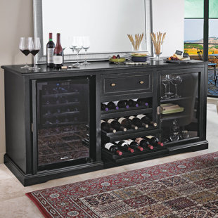 Hand Carved Wine Cooler Cabinet Wayfair Hand Carved Wine Cooler Cabinet Wayfair