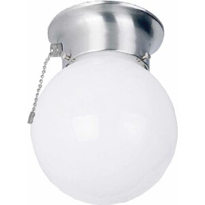 1-Light Ceiling Fixture Flush Mount