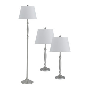 Emma 3 Piece Table and Floor Lamp Set