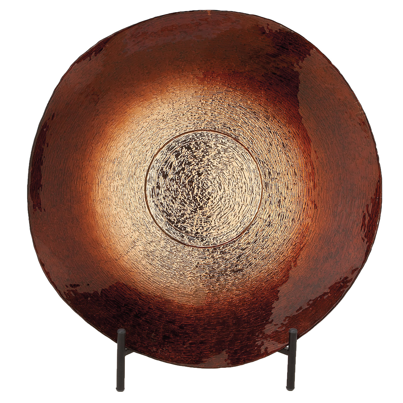 Urban Designs HandPainted Decorative Glass Charger Plate with Stand & Reviews Wayfair