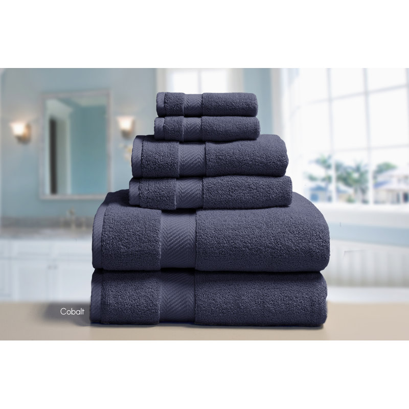 Elle Decor Low Twist Weave 6 Piece Towel Set & Reviews Wayfair