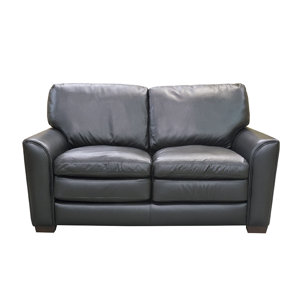 Sacramento Leather Loveseat by Coja