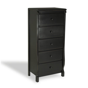 Barley Wood Tall 5 Drawer Chest by Darby Home Co