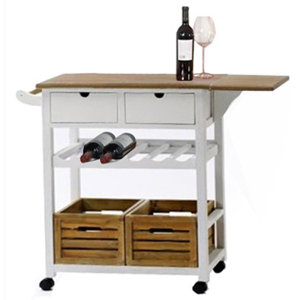 Servierwagen / Weinregal